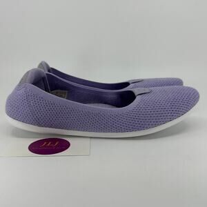 Merinos Women's Lavender Purple Merino Wool Slip On Comfort Flats Size 7 US